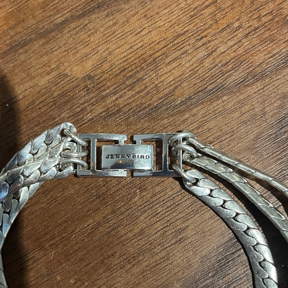 Jenny Bird Silver Multi-Strand Bracelet